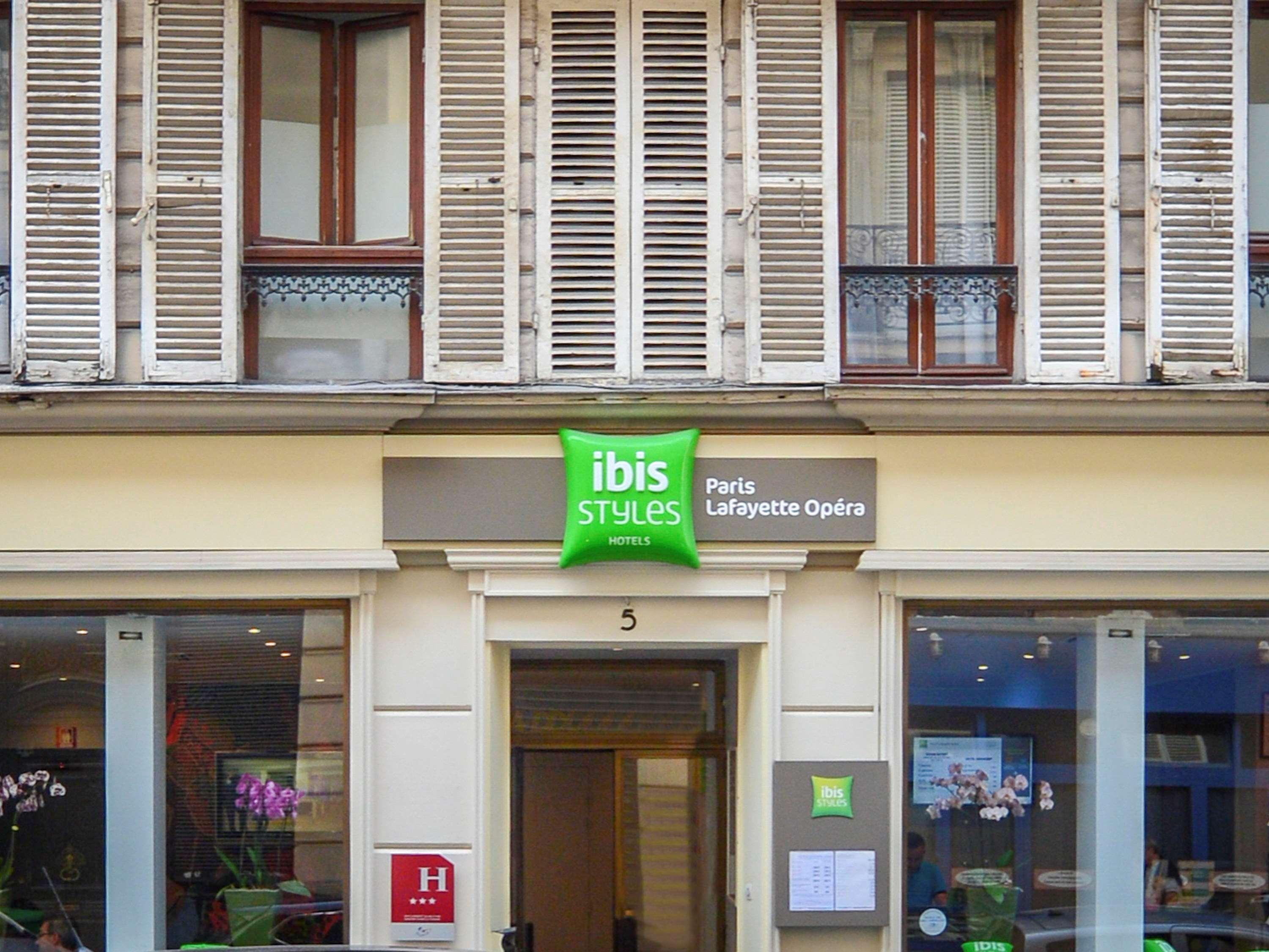 Ibis Styles Paris Opera Lafayette Hotell Eksteriør bilde